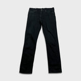 Levi's 511 Jeans Mens 34x34 Black Slim Fit Mid Rise Dark Wash Stretch Denim Pants