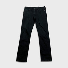 Levi's 511 Jeans Mens 34x34 Black Slim Fit Mid Rise Dark Wash Stretch Denim Pants