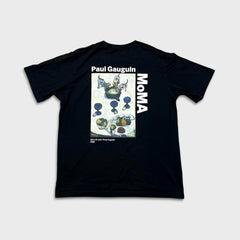 Uniqlo x MoMA Art Icons T Shirt Mens Medium Black Paul Gauguin Still Life Tee