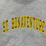 Vintage Y2K Champion Sweatshirt Mens Medium Gray St Bonaventure Authentic Athletic Pullover