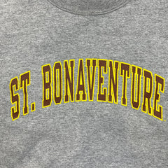 Vintage Y2K Champion Sweatshirt Mens Medium Gray St Bonaventure Authentic Athletic Pullover