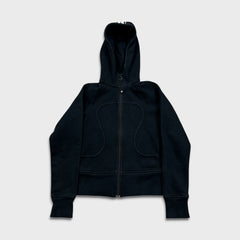 Lululemon Scuba Hoodie Womens Size 2 Black Full Zip Hooded Hooded Sweater