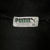Vintage 90s PUMA Fleece Women XS Black Full Zip Outdoor Jacket
