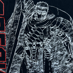Berserk T Shirt Mens XL Black Guts Anime Crunchyroll Short Sleeve Graphic Tee