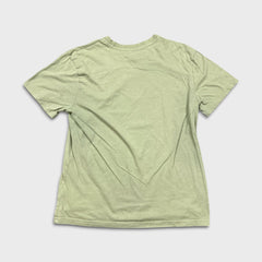 2023 AC/DC T Shirt Mens Small Green Spell Out Logo Graphic Rock Band Tee