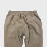 Nike Sportswear Sweatpants Mens XL Beige Swoosh Taper Leg Jogger