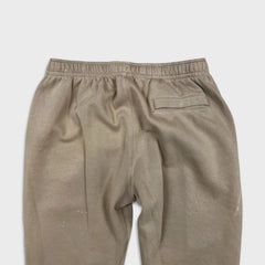Nike Sportswear Sweatpants Mens XL Beige Swoosh Taper Leg Jogger