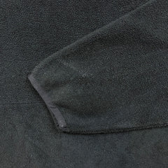 Vintage Y2K Nautica Fleece Mens Large Black 1/4 Zip Outdoor Pullover Jacket