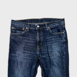 Levi's 511 Jeans Mens 34x32 Blue Slim Fit Mid Rise Dark Wash Stretch Denim Pants