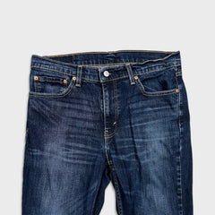 Levi's 511 Jeans Mens 34x32 Blue Slim Fit Mid Rise Dark Wash Stretch Denim Pants