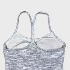 Lululemon Power Pose Tank Womens Size 4 Gray Athletic Yoga Sportswear Pilates Top