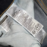 Levi's 511 Jeans Mens 33x32 Blue Slim Fit Mid Rise Dark Wash Stretch Denim Pants