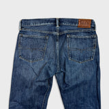 Vintage Y2K Polo Ralph Lauren Jeans Mens 36x30 Blue Straight Leg Dark Wash Denim Pants