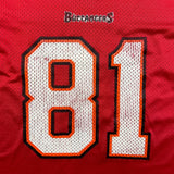 Vintage 1998 Starter Jacquez Green Tampa Bay Buccaneers Jersey Mens Large Red NFL
