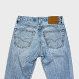 Levi's 501 Jeans Mens 29x32 Blue Original Fit Straight Light Wash Denim Pants