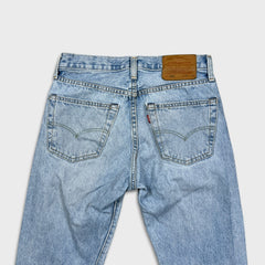 Levi's 501 Jeans Mens 29x32 Blue Original Fit Straight Light Wash Denim Pants