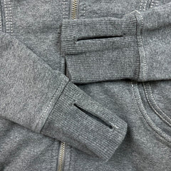 Lululemon Scuba Hoodie Womens Size 6 Gray Full Zip Sports Hooded Sweater