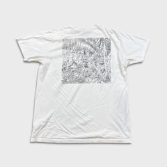 2015 October's Very Own Drake Jungle Tour T Shirt Mens Large White OVO Tee