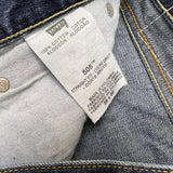 Vintage Y2K Levi's 505 Jeans Mens 36x30 Blue Regular Fit Straight Leg Dark Wash Denim Pants