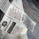 Levi's 502 Jeans Mens 32x28 Blue Regular Taper Fit Dark Wash Stretch Denim Pants