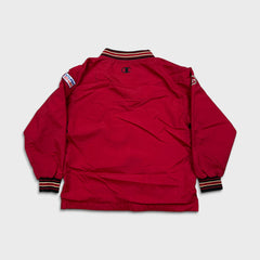 Vintage Champion NFL Pro Line San Francisco 49ers Jacket Mens Small Red 90s Pullover