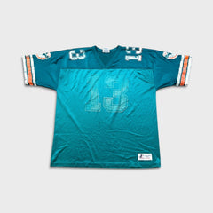 Vintage 90s Dan Marino Miami Dolphins Jersey Logo Athletic Mens XL Blue NFL Football