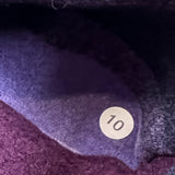 Lululemon Scuba Hoodie Womens Size 10 Purple Striped Full Zip Hooded Sweater