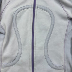 Lululemon Scuba Hoodie Womens Size 6 Blue Full Zip Sports Hooded Sweater