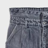 BDG Jeans Womens 27x25 Black Urban Outfitters High Rise Taper Leg Baggy Denim Pants