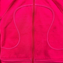 Lululemon Scuba Hoodie Womens Size 8 Pink Full Zip Sports Hooded Sweater