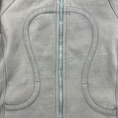 Lululemon Scuba Hoodie Womens Size 8 Gray Full Zip Sports Hooded Sweater
