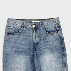 Levi's '94 Baggy Jeans Womens 32x31 Blue Loose Relaxed Fit Distressed Light Wash