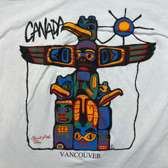 Vintage 90s Spirit of The Totem T Shirt Mens XL White Single Stitched Native Tee