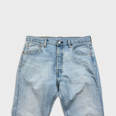 Levi's 501 '93 Jeans Mens 33x27 Blue Original Fit Tapered Leg Light Wash Denim Pants