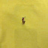 Polo Ralph Lauren Shirt Mens XL Yellow Pony Classic Fit Preppy Short Sleeve