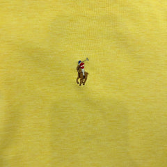 Polo Ralph Lauren Shirt Mens XL Yellow Pony Classic Fit Preppy Short Sleeve