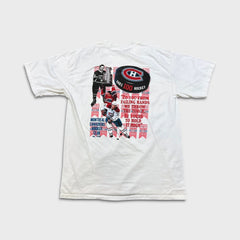 Vintage 2009 Montreal Canadiens T Shirt Mens XL White NHL Hockey Habs 100 Years