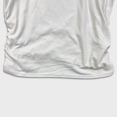 Lululemon All It Takes Back-Twist Ribbed Long Sleeve Shirt Womens Size 4 White