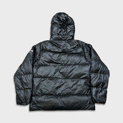 Nike ACG Sportswear Jacket Mens XL Black Swoosh Spell Out Puffer Down Coat