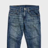 Levi's 511 Jean Mens 29x32 Blue Slim Fit Mid Rise Medium Wash Stretch Denim Pants