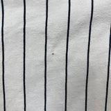 Vintage Y2K FUBU T Shirt Mens Large White Striped Spell Out Short Sleeve Tee