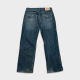 Levi's 559 Jeans Mens 34x32 Blue Relaxed Straight Fit Dark Wash Denim Pants
