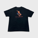 Vintage 2002 Spider-Man T Shirt Mens XL Black Marvel Movie Promo Graphic Tee
