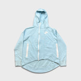 Nike Sportswear Hoodie Womens Small Blue Tech Fleece Full Zip Hooded Sweater