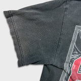 Vintage 2008 AC/DC Black Ice T Shirt Mens Small Gray Sun Faded Distress Band Tee