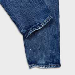 Levi's 511 Jeans Mens 32x32 Blue Slim Fit Distressed Medium Wash Faded Denim Pants