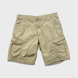 Carhartt Force Shorts Mens Size 38 Beige Relaxed Fit Ripstop Cargo Workwear