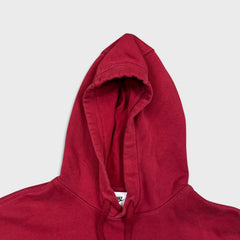 Nike Sportswear Hoodie Mens Large Red Swoosh Pullover Hooded Sweater