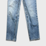 Vintage 90s Levi's 531 Jeans Womens 24x30 High Rise Taper Leg Light Wash Denim Pants
