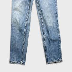 Vintage 90s Levi's 531 Jeans Womens 24x30 High Rise Taper Leg Light Wash Denim Pants